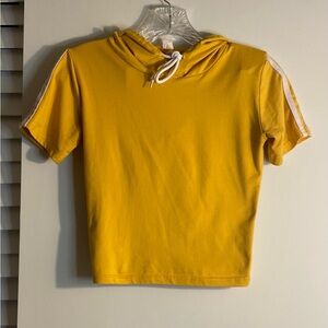 Yellow fashion nova two piece suit